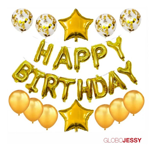 Globos Metalizado Para Cumpleaños