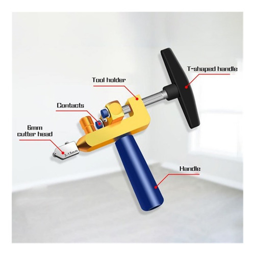 Kit De Herramientas Para Cortar Azulejos De Cristal, Color D