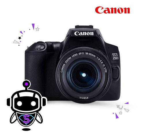 Imagen 1 de 9 de Canon Eos 250d = Sl3 + Lente 18-55mm + Tripode + Mochila !