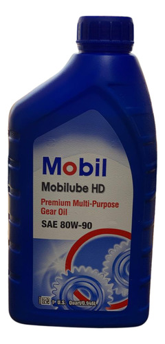 Aceite De Transmision Valvulina 80w-90 Mobil