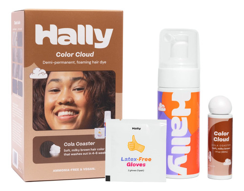 Hally Color Cloud - Kit De Tinte Semipermanente Para El Cabe