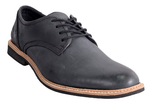 Zapato Casual Vestir Zurich 624 Cordones Cuero Moda Hombre