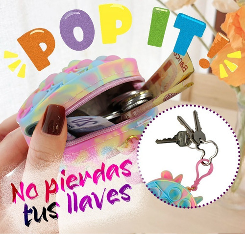 Monedero Fidget Toy Pop It Juguete Burbuja Anti Estres 1021