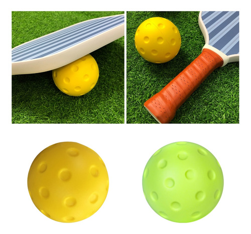 (b) Bolas De Práctica De Pelotas De Espuma Para Pickleballs