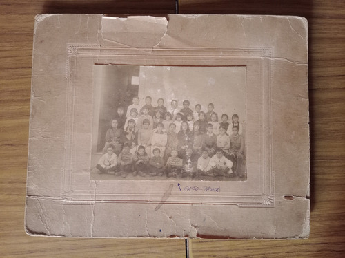 Antigua Foto Escolar Año 1900 (Usado)