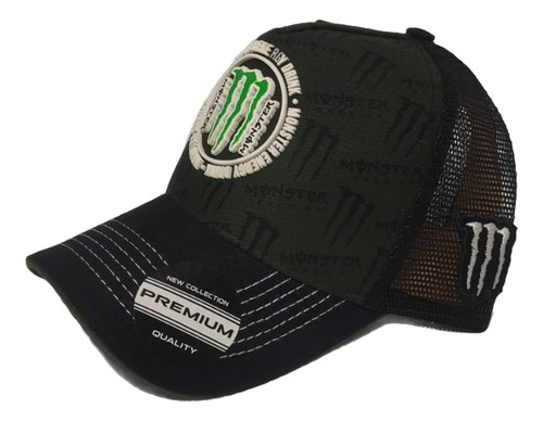 Gorra Premium Trucker F1 - Franco Colapinto Monster M Monster Energy Drink