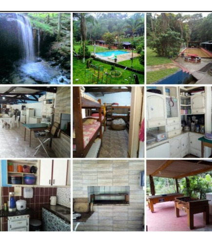 Chácara Piscina, Cachoeira, Salão De Jogos, Churrasqueira