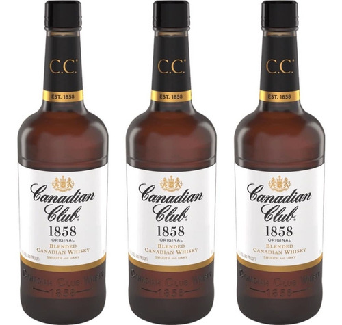 Imagen 6 de 8 de Whisky Canadian Club 750ml 40% Alc