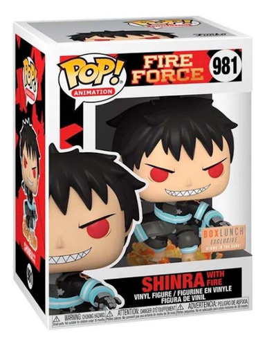 Figura 10 Cm Fire force 981 shinra with fire