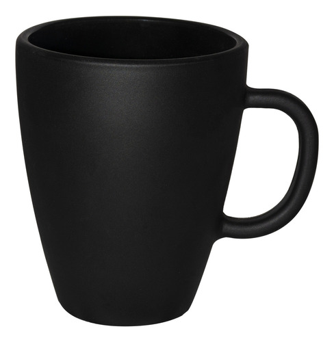 Jarro X6 Taza Mug Vidrio Negro Durax Armonia Cafe Latte 