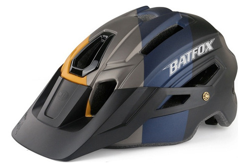 Casco Bicicleta Ciclismo Bat Fox Mtb Con Luz Trasera