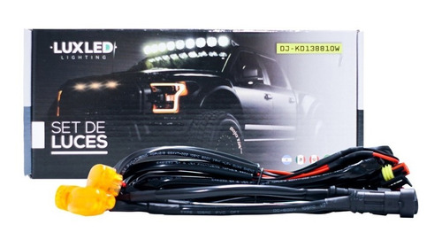 Luz De Parrilla Estilo Raptor 12v Ambar 4 Chip Led Kit X3