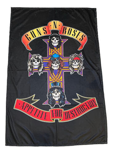 Guns N Roses Appetite Toallon Lona Heavy Metal Slash