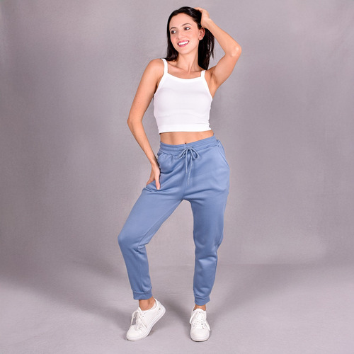 Pants Jogger Mujer Deportivo Ajustable Con Bolsas Casual