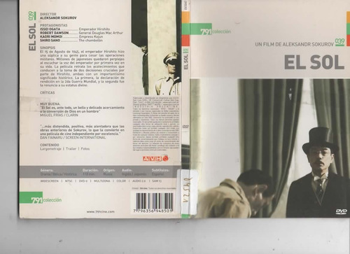 El Sol - Dvd Original - Buen Estado