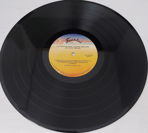 Sonora Barulera De Lucho Argain - La Tropicalisima! Lp