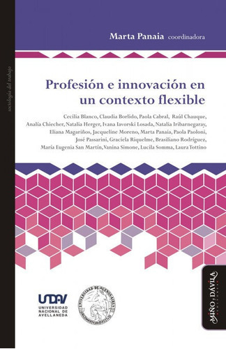 Profesiãâ³n E Innovaciãâ³n En Un Contexto Flexible, De Panaia, Marta. Editorial Miño Y Dávila Editores, Tapa Blanda En Español