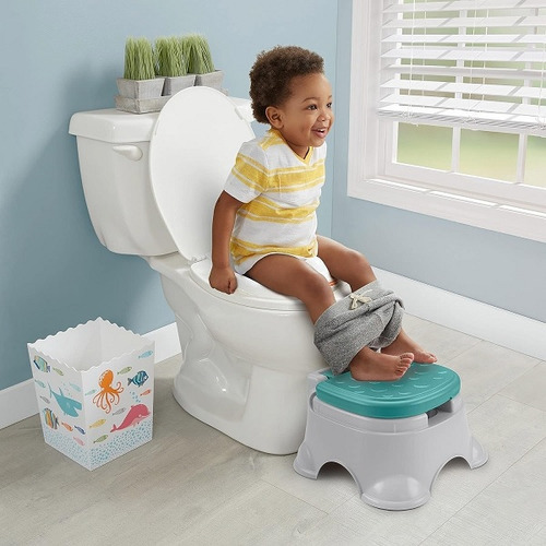 Troninho Infantil 3 Em 1 Fisher Price Mattel Cor Verde