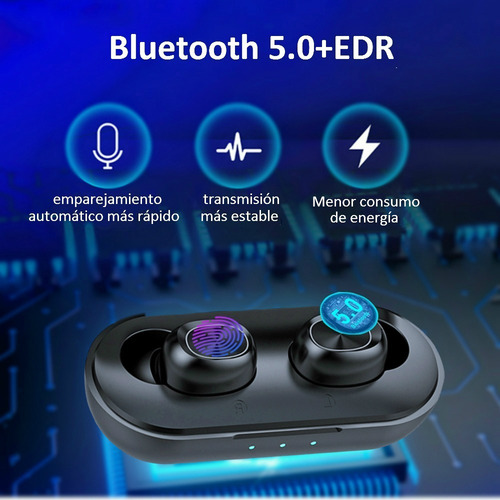 Audífonos Inalámbricos Bluetooth 5.0 Forone S9, Negro