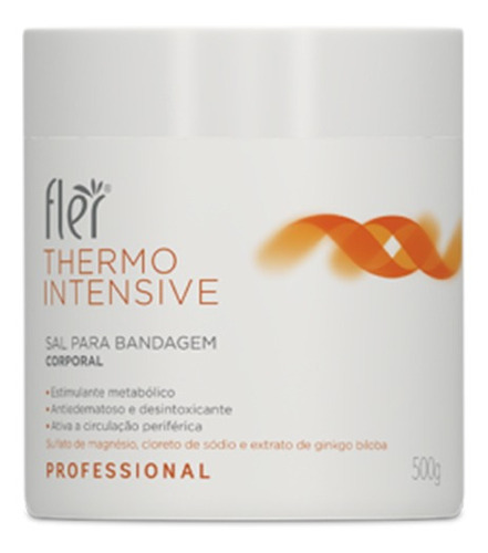 Sal Para Bandagem Corporal Flér Thermo Intensive 500g