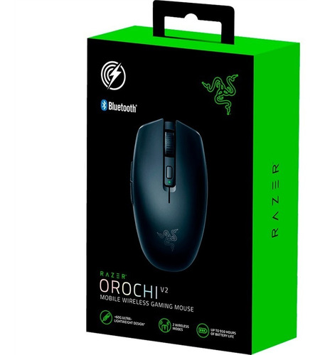 Mouse Razer Orochi V2 Inalámbrico Hyperspeed 18k Dpi 2.4ghz