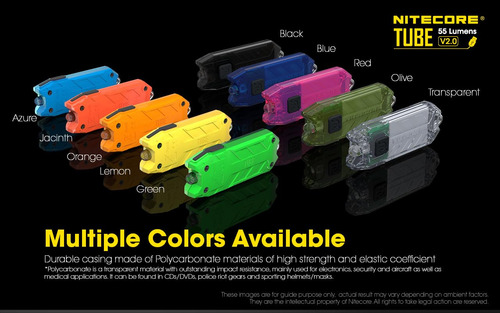Linterna Nitecore Tube V2.0 De 55 Lúmenes Recargable Por Usb