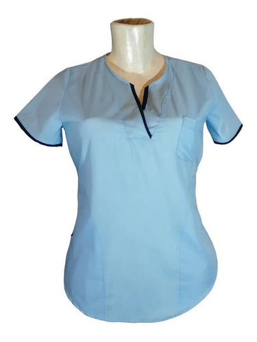 Ambo Médico Uniforme Sanitario Ume Combinados / Ambos Koi Chaqueta Celeste Con Azul Marino / Pantalon Azul Marino Con Celeste M