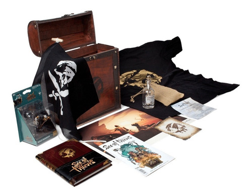 Kit Bau Game Sea Of Thieves Box Edição Exclusiva Colecionado