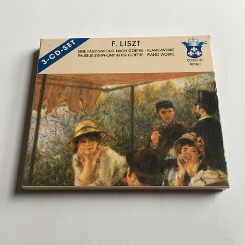 Cd  Franz Lizt  Piano Works  3 Cds   Impecable