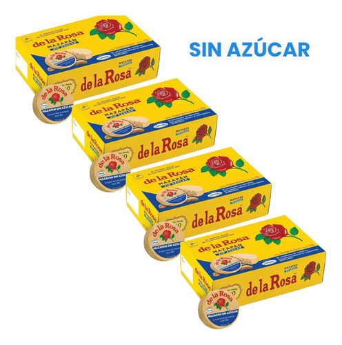 Mazapan Sin Azucar Light Splenda De La Rosa Cacahuate 72pz