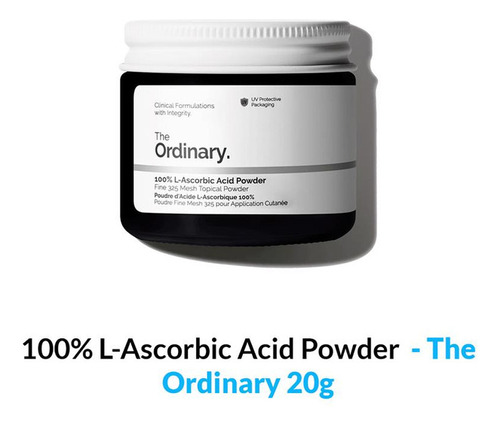 100% L-ascorbic Acid Powder - The Ordinary 20g