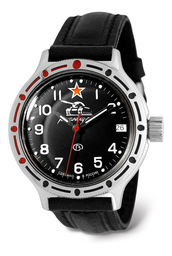 Reloj Hombre Vostok 420306-l-bt Automático 40mm Pulso Negro