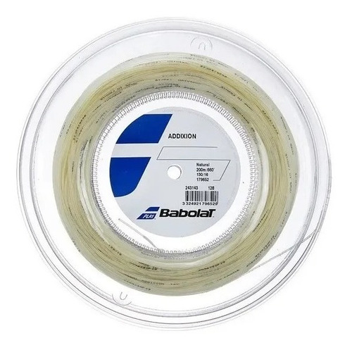 Rollo De Cuerda Babolat Addixion Calibre 1.30 X 200m Natural