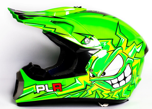 Casco Plr Motocross Cross Enduro Niños Adultos Certifica Dot