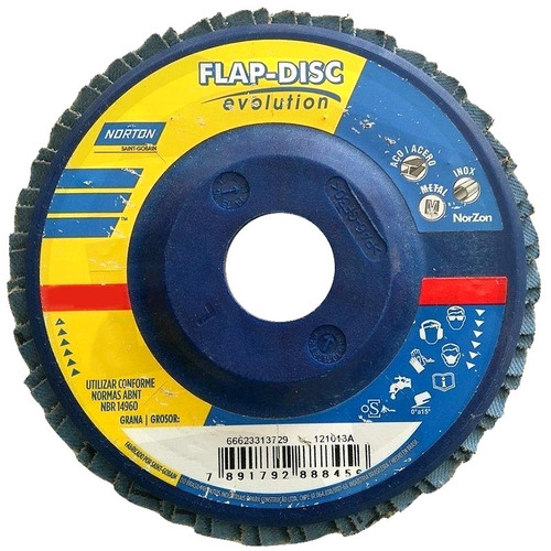 Disco Desbaste Flap-disc 4.1/2x7/8 (115x22mm) G60