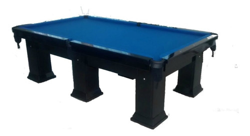 Mesa De Bilhar Sinuca Snooker 2.44 X 1.44 Mts Cor do tecido Azul