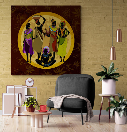 Cuadro Lienzo Tayrona Store Mujeres Africanas 001 60x60cm