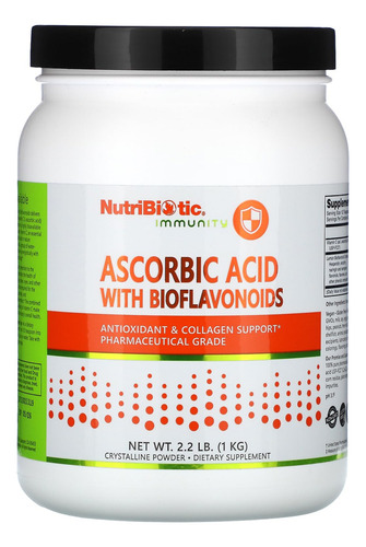 Ácido Ascórbico Con Bioflavonoides Nutribiotic 2.2 Lb