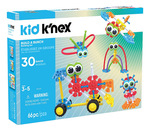 Juego De Construcción Educativo Kid Knex Build A Bunch, De 6