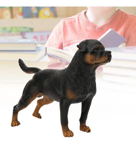 Modelo De Simulación De Juguete Rottweiler Adornos Decoració