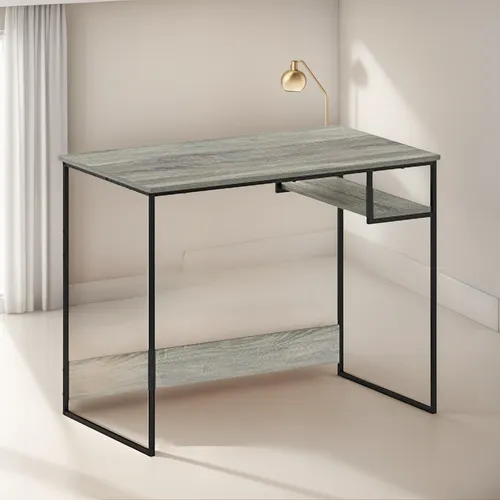 Escritorio De Estudio , Roble Gris Francés