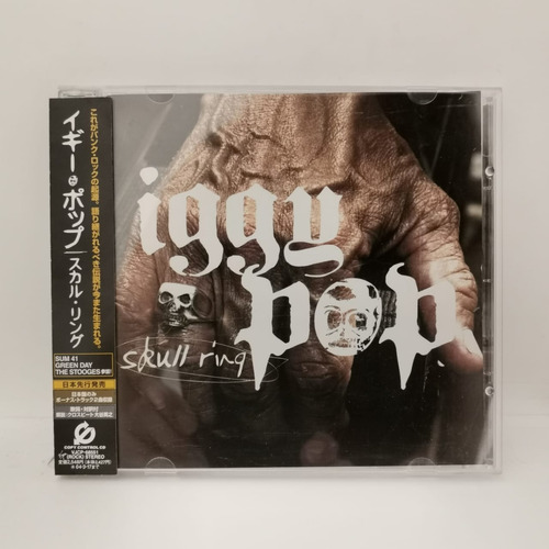 Iggy Pop Skull Ring Cd Japones Obi Musicovinyl