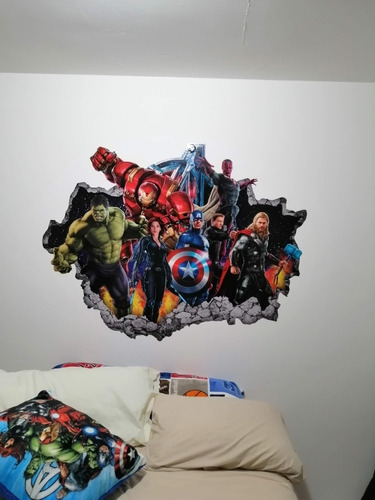 Vinil Decorativo Avengers 1.5x1.2cm