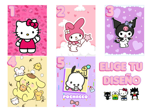 50p Morrales Recuerdos Hello Kitty Dulceros Personalizados