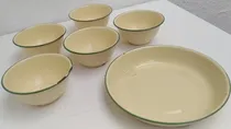 Comprar Escudillas 5 Platos Hondos, 1 Llano O Frutera Peltre Tmvrf20