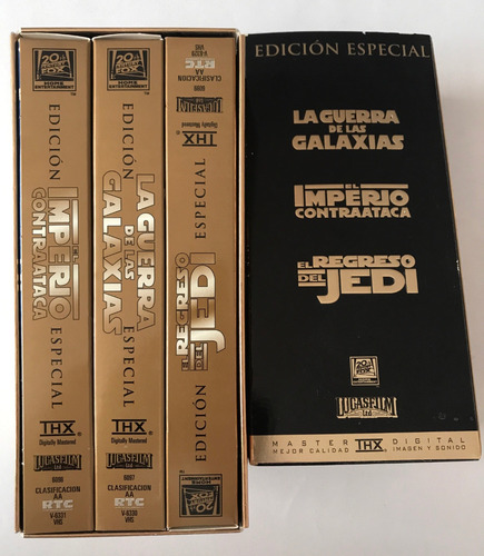 Edicion Especial Star Wars 3 Vhs La Guerra De Las Galaxias (Usado)