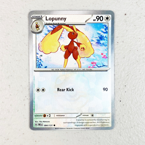Master Ball Lopunny Prismatic Evolutions Cartas Pokemon Tcg Lopunny Master Ball Pattern Inglés