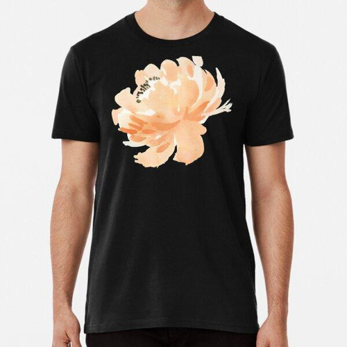 Remera Diseño De Flor De Durazno Algodon Premium