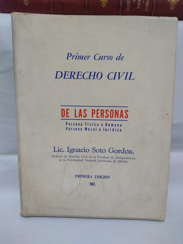 Primer Curso De Derecho Civil De Las Personas Lic Ignacio So