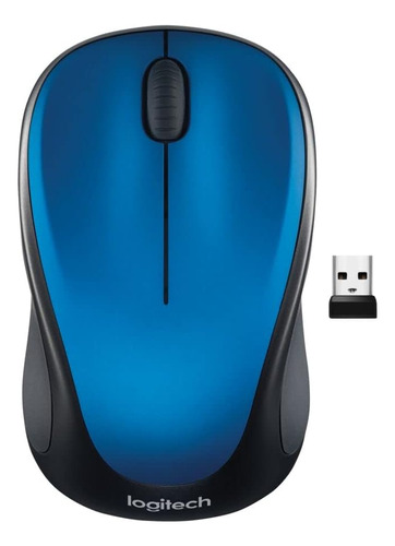 Mouse Inalámbrico Logitech M317, Azul, Inalámbrico 1000 Dpi